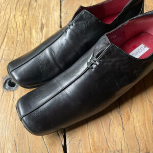 Donald J. Pliner Elegant Black Leather Loafers